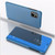 For Galaxy M60S / A81 / Note 10 Lite  Plated Mirror Horizontal Flip Leather Case with Holder(Blue)