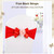 Wedding Chair Cover Sash Satin Fabric Bow Tie Ribbon Band Decoration Hotel Wedding Party Ceremony Banquet Supplies(Blue)
