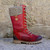 Winter Boots Women Boots Round Toe Platform Warm Females Boots Shoes, Size:41(Red)