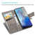 For Galaxy S20 Butterfly Love Flower Embossed Horizontal Flip Leather Case with Bracket / Card Slot / Wallet / Lanyard(Blue)