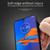For  Motorola Moto E6 Plus PINWUYO Rong Series  Shockproof PC + TPU+ Chemical Fiber Cloth Protective Cover(Black)