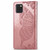 For Galaxy Note 10 Lite / A81 Butterfly Love Flower Embossed Horizontal Flip Leather Case with Bracket / Card Slot / Wallet / Lanyard(Rose Gold)