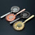 2 PCS Stainless Steel Bartender Ice Filter Ice Trap Cocktail Strainer, Color:Gold