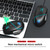 HXSJ A876 Wired Mouse Colorful Synchronous Light Emission 6400dpi Adjustable Light Gaming Mouse, Length: 150cm