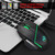 HXSJ A876 Wired Mouse Colorful Synchronous Light Emission 6400dpi Adjustable Light Gaming Mouse, Length: 150cm