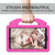 For Huawei MediaPad  M5 8.4 EVA Material Tablet Computer Falling Proof Cover With Thumb Bracket(Rose Red)