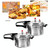 Household Aluminum Pressure Cooker Electric Pressure Cooker Suitable for Gas Stove, Type:22cm Single Use Bottom
