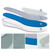 Men and Women Casual EVA Breathable Sports Invisible Heightened Insole, Height:1.5cm(39)