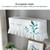 92x18x28cm Fresh Literary Chiffon Lace Bedroom Air Conditioning Dust Cover(Green Flower and Glass)
