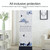 Simple Vertical Cabinet Type All Inclusive Air Conditioning Fabric Dust Cover, Size:175x55x35cm, Style:Fish Bone