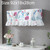 92x18x28cm Fresh Literary Chiffon Lace Bedroom Air Conditioning Dust Cover(Purple Flower Blue Rabbit)