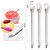 3 PCS Stainless Steel Nail Tool Stirrer(Transparent)