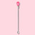 3 PCS Stainless Steel Nail Tool Stirrer(Red) 3 PCS Stainless Steel Nail Tool Stirrer(Red)