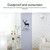 Simple Vertical Cabinet Type All Inclusive Air Conditioning Fabric Dust Cover, Size:180x55x35cm, Style:Love Bear