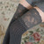 Lace Stockings Above The Knee Non-Slip Thigh Socks Cotton Vertical Stripe Socks(Pink)