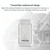CACAZI V027G One Button One Receivers Self-Powered Wireless Home Kinetic Electronic Doorbell, EU Plug
