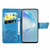 For Galaxy S20+ Butterfly Love Flower Embossed Horizontal Flip Leather Case with Bracket / Card Slot / Wallet / Lanyard(Blue)