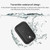 CACAZI FA86 Self-Powered Smart Home Wireless Doorbell, UK Plug(Black)