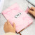 A5 Marble Texture Retro Password Lock Notebook Multifunctional Student Handbook Notepad(Blue)