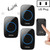 CACAZI A10G One Button Three Receivers Self-Powered Wireless Home Cordless Bell, US Plug(Black)