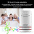 CACAZI V027G One Button One Receivers Self-Powered Wireless Home Kinetic Electronic Doorbell, UK Plug