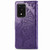 For Samsung Galaxy S20 Ultra Butterfly Love Flower Embossed Horizontal Flip Leather Case with Bracket / Card Slot / Wallet / Lanyard(Dark Purple)