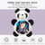 Cartoon Adjustable Safety Seat Car Back Interior Mirror Headrest Rear Facing Mirrors Monitor(Elephant)