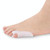 2 PCS Single-hole Small Toe Thumb Separation Corrector(White)