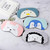 Cartoon Animal Cute Sleep Eye Mask Eyeshade Cover Massage Relax Eye Mask(Light Blue Penguin)