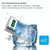 AC 100-240V 4 Slot Battery Charger for AA & AAA & C / D Size Battery, with LCD Display, EU Plug