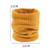 Autumn and Winter Outdoor Cycling Plus Velvet Knitted Warm Windproof Scarf(Yellow)