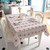 Linen Cotton Tablecloth Red Snowflakes Pattern Table Cloth Wedding Banquet Washable Table Cover Textiles, Size:140x220cm(Big Snowflake) Linen Cotton Tablecloth Red Snowflakes Pattern Table Cloth Wedding Banquet Washable Table Cover Textiles, Size:140x220cm(Big Snowflake)