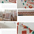 Retro Pattern Linen Table Cloth For Dinner Home Decor Dustproof Table Cover, Size:110x110cm(Lattice Elements)