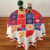 Retro Pattern Linen Table Cloth For Dinner Home Decor Dustproof Table Cover, Size:140x200cm(Lattice Elements)