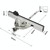 Woodworking Pusher Slide Ruler Woodworking Table Saw Measuring Tool, Style:Aluminum Handle + Tenon