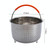 Stainless Steel Steaming Basket Plug-in Silicone Handle Pressure Cooker Steamer Kitchen Cooker Accessories, Typle:3 Quarts