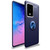 For Galaxy S20 Ultra Metal Ring Holder 360 Degree Rotating TPU Case(Blue+Blue)