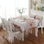 Retro Pattern Linen Table Cloth For Dinner Home Decor Dustproof Table Cover, Size:110x110cm(Nordic Style)