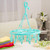 2 PCS 18 Clips Drying Rack Sock Holder Portable Folding Cloth Hanger Rack(Green)