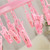 2 PCS 18 Clips Drying Rack Sock Holder Portable Folding Cloth Hanger Rack(Green)