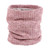 Autumn and Winter Outdoor Cycling Plus Velvet Knitted Warm Windproof Scarf(Leather Pink)
