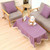 Cloth Cotton Dining Tablecloth Decoration Cloth, Size:100x140cm(Purple Dots)