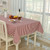 Cloth Cotton Dining Tablecloth Decoration Cloth, Size:120x120cm(Rose Red Stripe) Cloth Cotton Dining Tablecloth Decoration Cloth, Size:120x120cm(Rose Red Stripe)