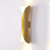 E27 LED Living Room Background Hotel Villa Corridor Bedroom Bedside Wall Lamp Large(Wood Grain Color)