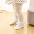 Spring And Autumn Thin Breathable Girl Mesh Pantyhose Lace Baby Tights, Size:15/17(Orange Lace)