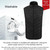 USB Security Smart Constant Temperature Fever Men Stand Collar Cotton Vest (Color:Black Size:XXXXL) USB Security Smart Constant Temperature Fever Men Stand Collar Cotton Vest (Color:Black Size:XXXXL)