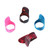 M02219 4 in 1 Plexiglass Slid Bar + Stainless Steel Slid Bar + Celluloid Guitar Finger Pick + Plastic Box Set