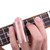 M02219 4 in 1 Plexiglass Slid Bar + Stainless Steel Slid Bar + Celluloid Guitar Finger Pick + Plastic Box Set
