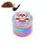 Creative Colorful Smoke Grinder Zinc Alloy Four-layer Grinder(Skull)