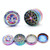 Creative Colorful Smoke Grinder Zinc Alloy Four-layer Grinder(Skull)